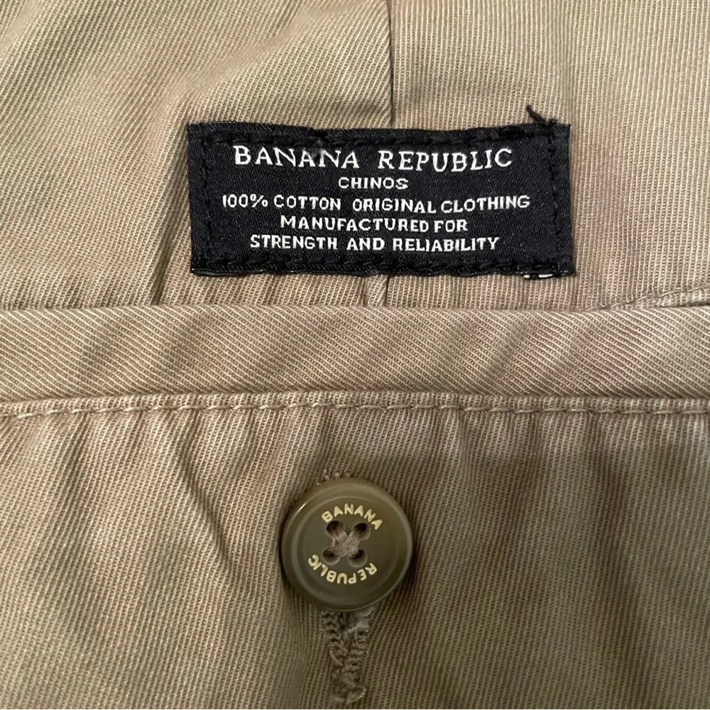Banana Republic flat front chinos